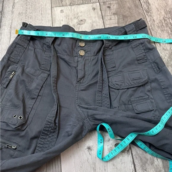 Johnny Was Pete $& Greta Hailey Belted Cargo Pants Boho Chic Utility - Picture 10 of 14